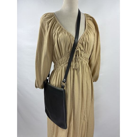 Vintage Coach 9457 Chelsea Slim Crossbody Legacy Bag Dark Grey Leather Purse - Picture 9 of 10